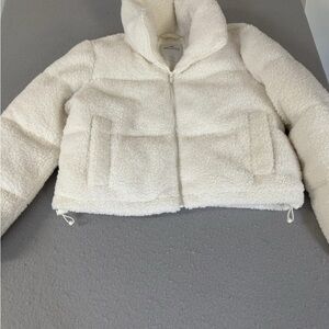 Hollister Cream Sherpa Jacket